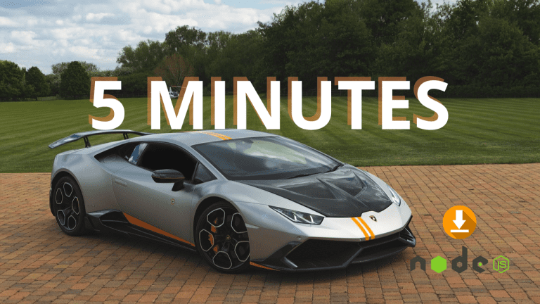 node js 5 minutes pour apprendre image bolide